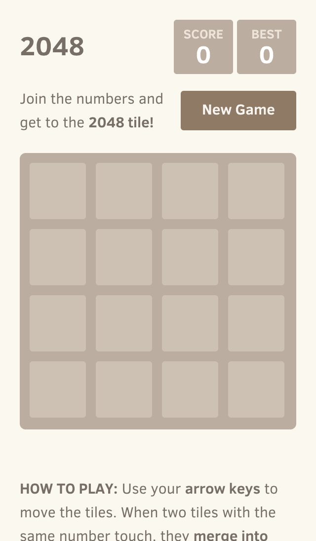 Play 2048 Game - Free Online Puzzle Challenge